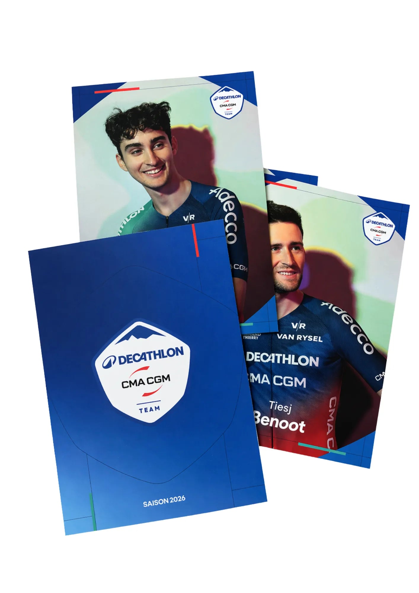 Pack of 28 DECATHLON CMA CGM 2026 rider cards