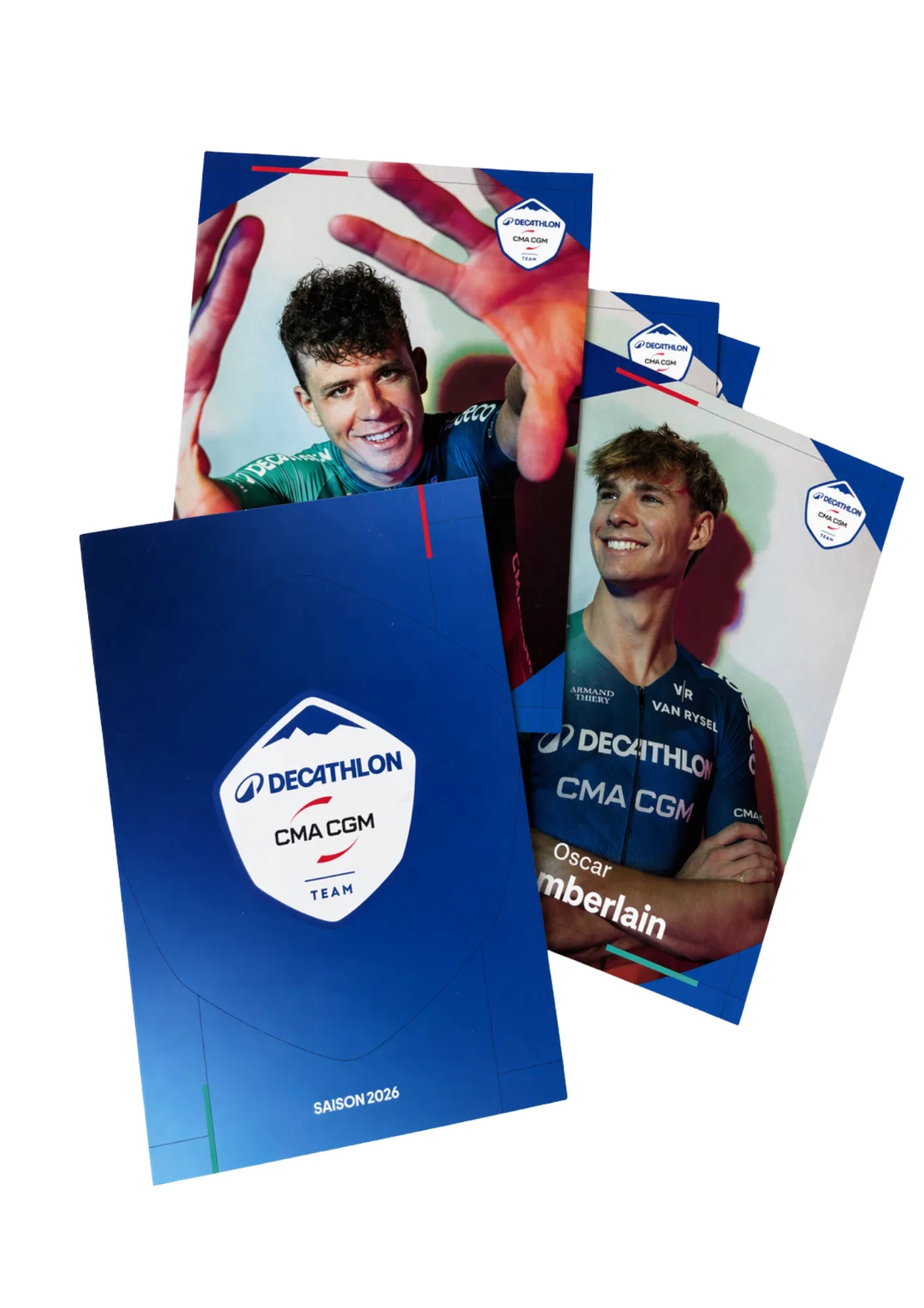 Pack of 28 DECATHLON CMA CGM 2026 rider cards