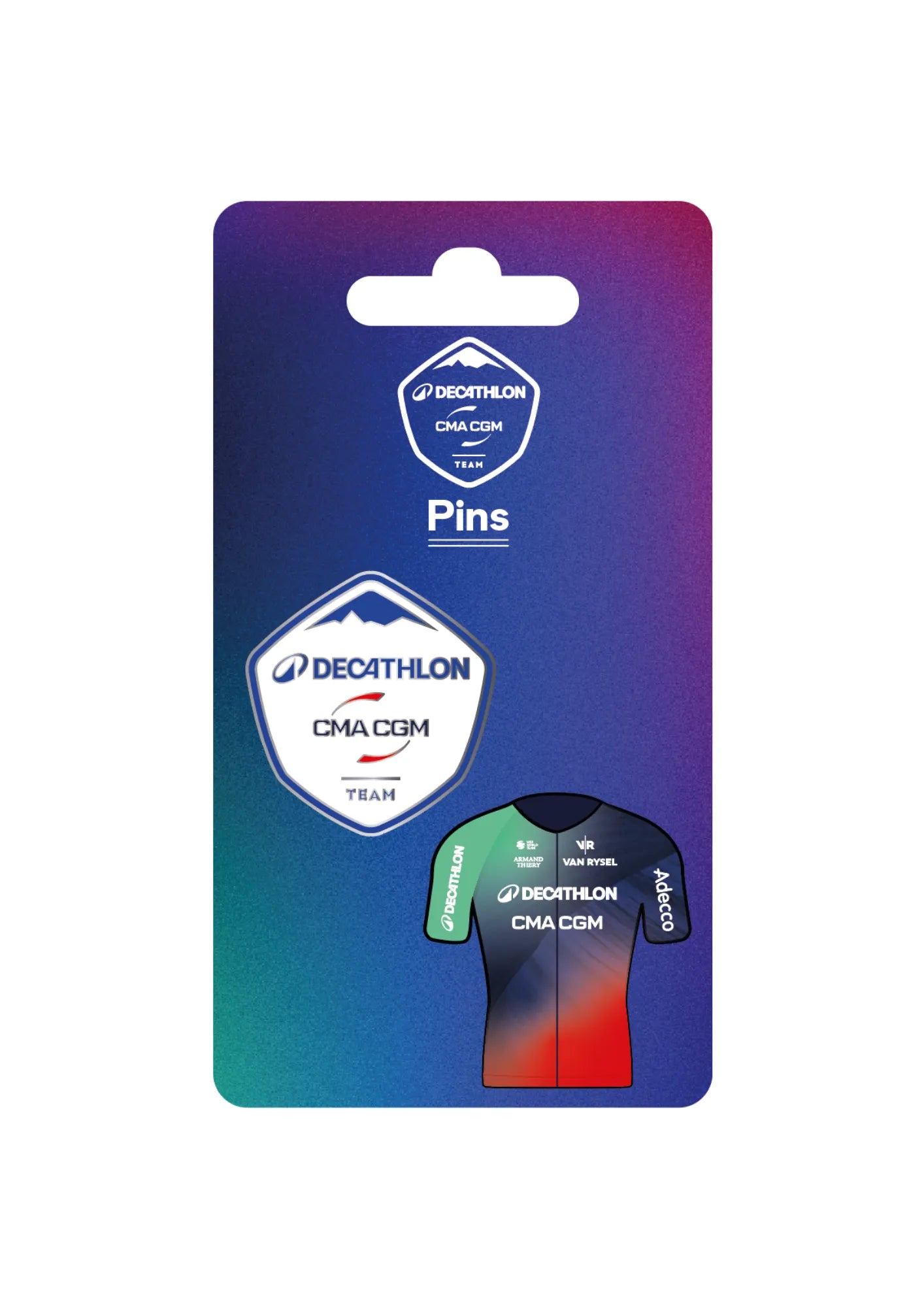 Pack of 2 Pins Logo & Jersey DECATHLON CMA CGM 2026
