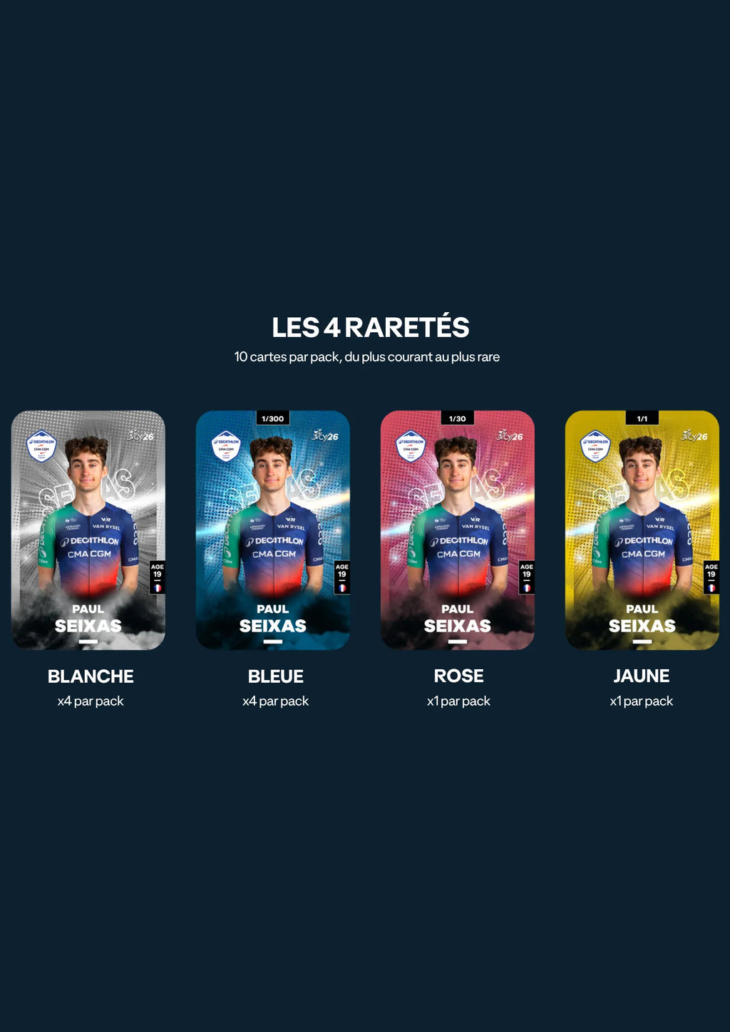 CyLimit DECATHLON CMA CGM 2026 collectible card pack