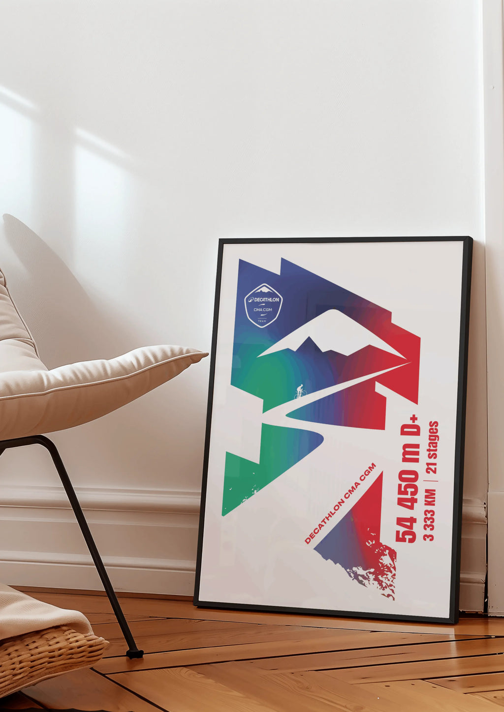 Affiche officielle 54 450m - DECATHLON CMA CGM 2026 x L'Afficheur Français®