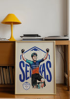 Affiche exclusive Paul Seixas - DECATHLON CMA CGM 2026 x L'Afficheur Français®