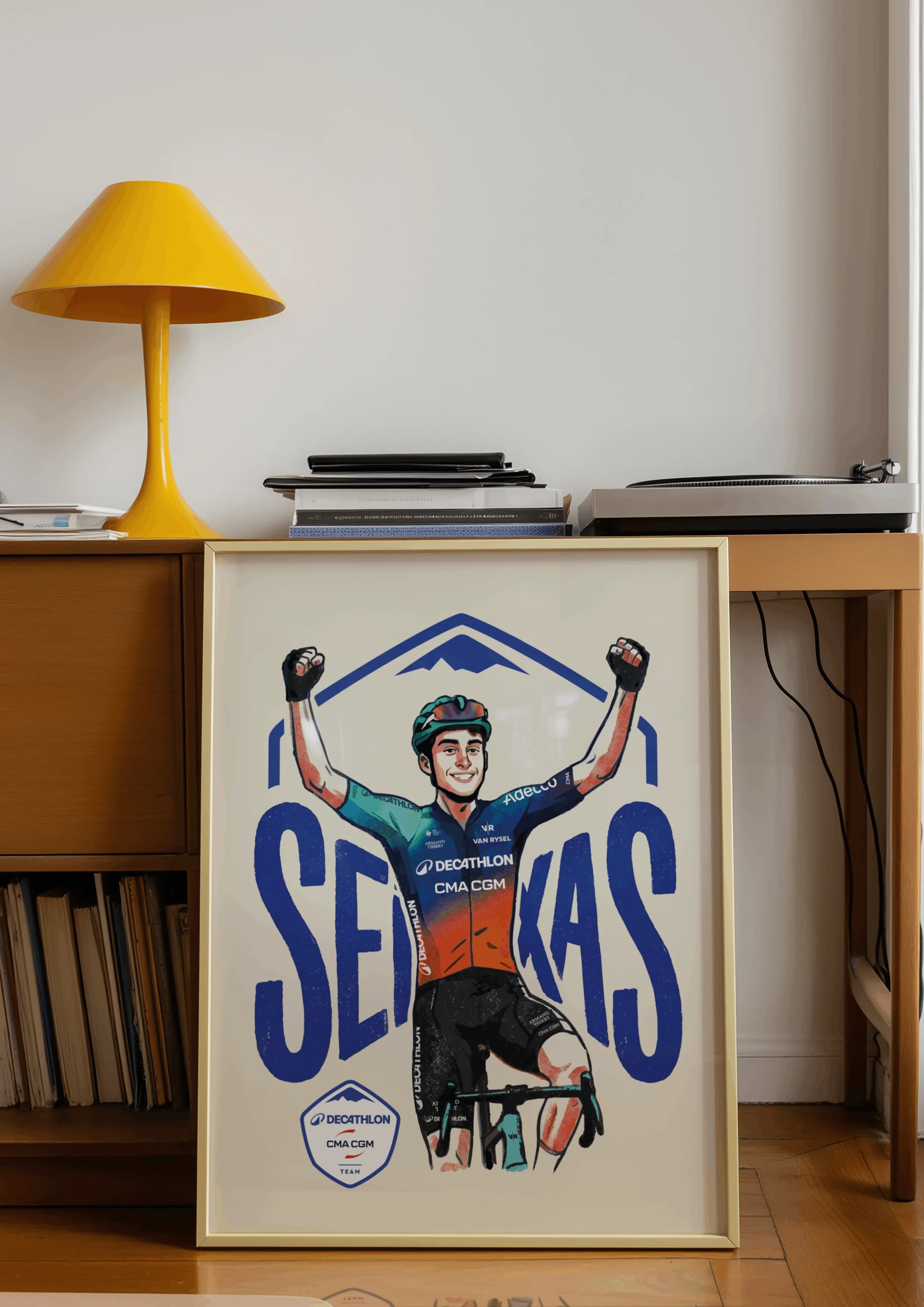 Affiche exclusive Paul Seixas - DECATHLON CMA CGM 2026 x L'Afficheur Français®