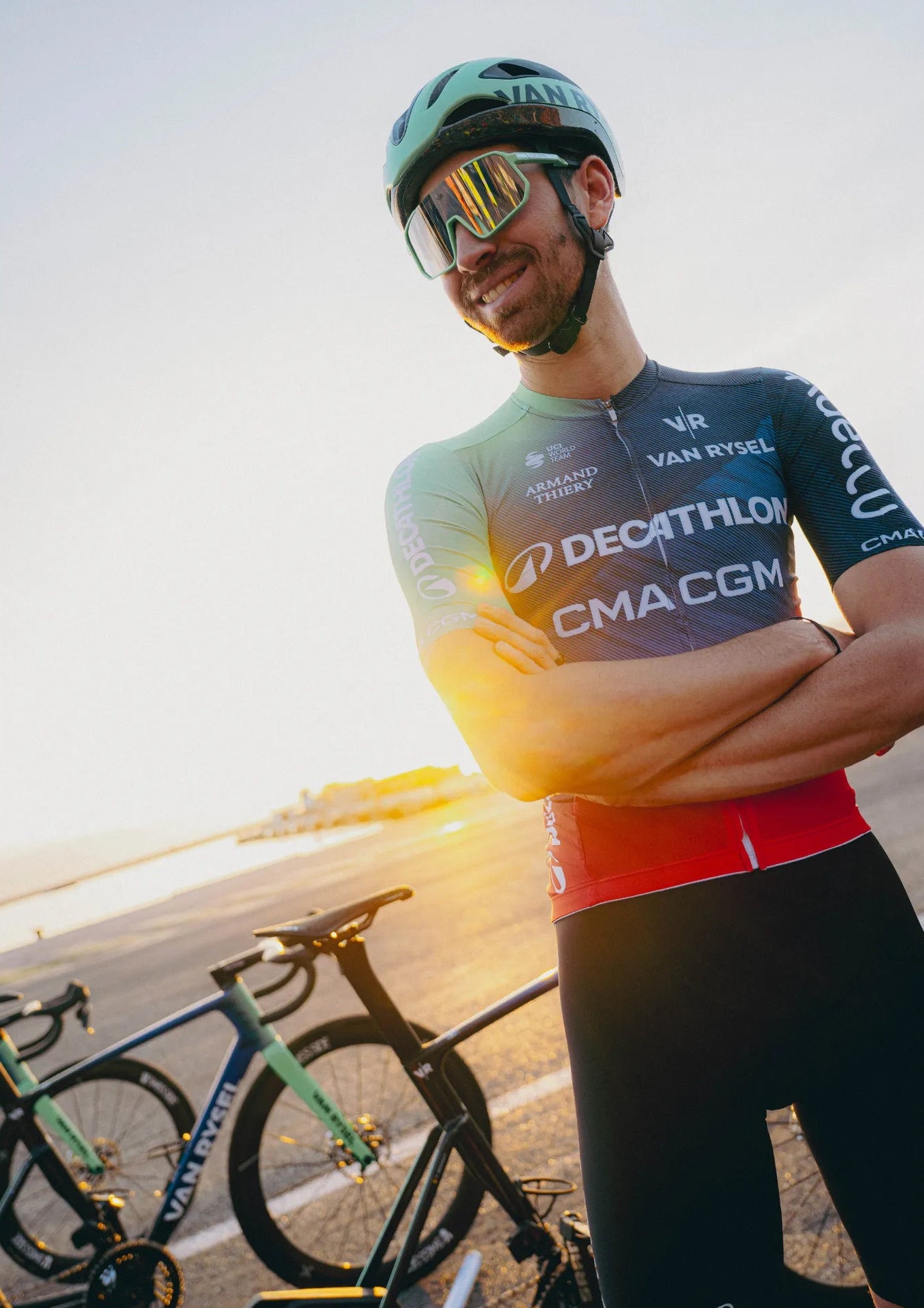 DECATHLON CMA CGM Official Cycling Shorts 2026