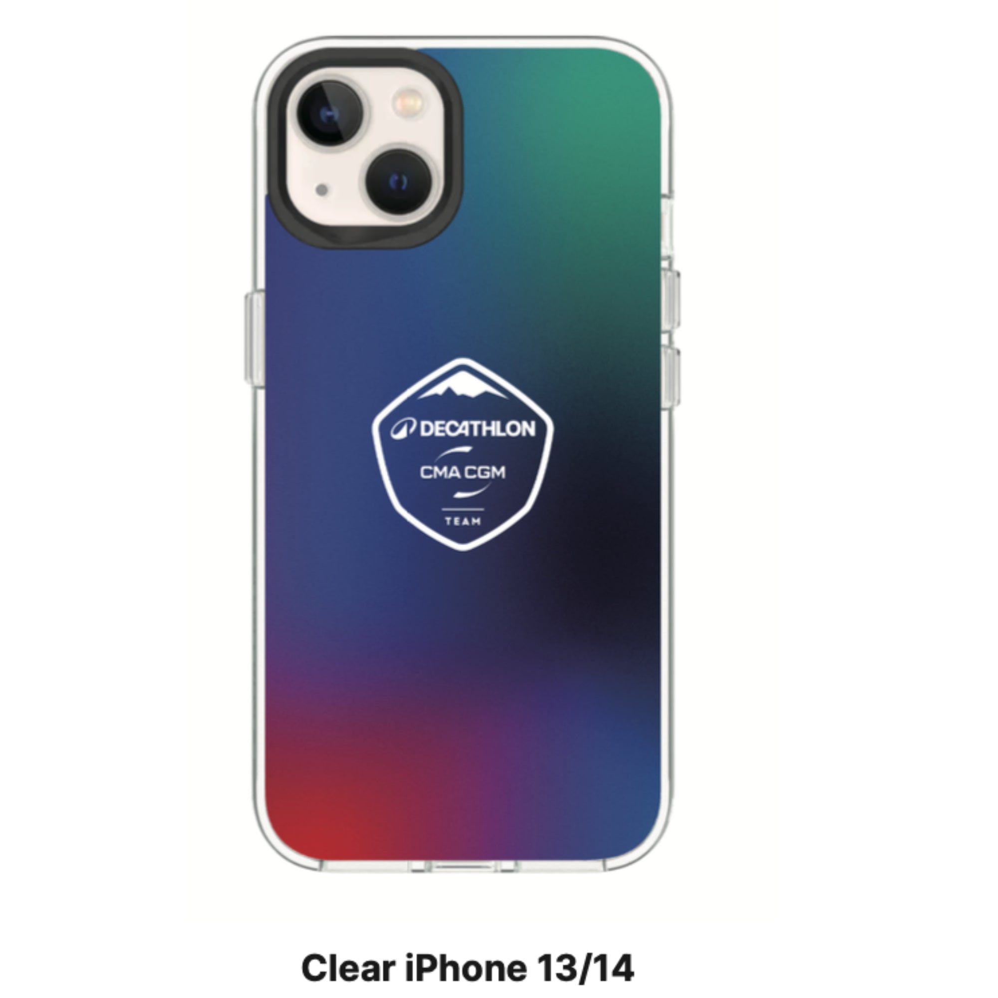 Coque logo collab DECATHLON CMA CGM  x RhinoShield  Clearcase MagSafe