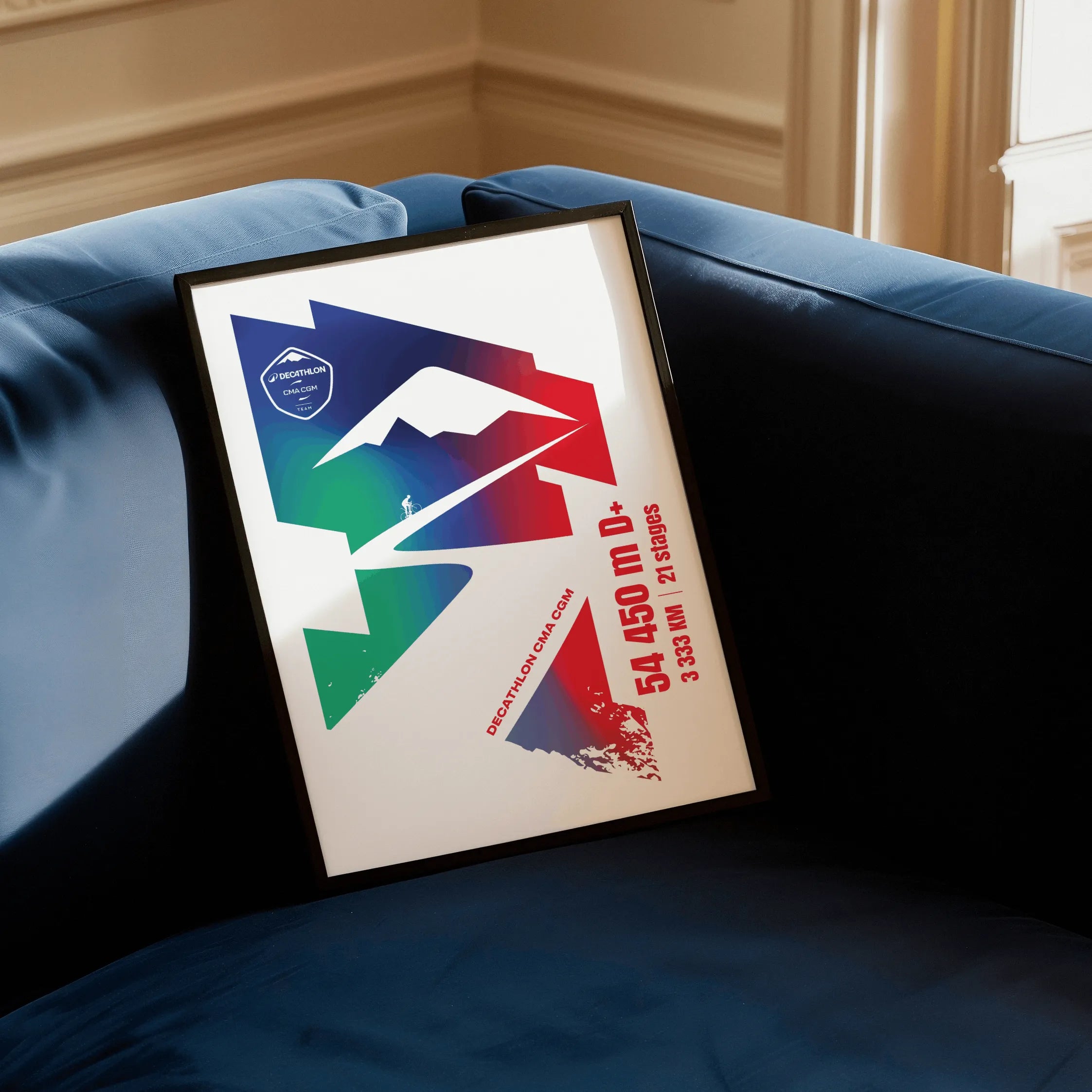 Affiche officielle 54 450m - DECATHLON CMA CGM 2026 x L'Afficheur Français®