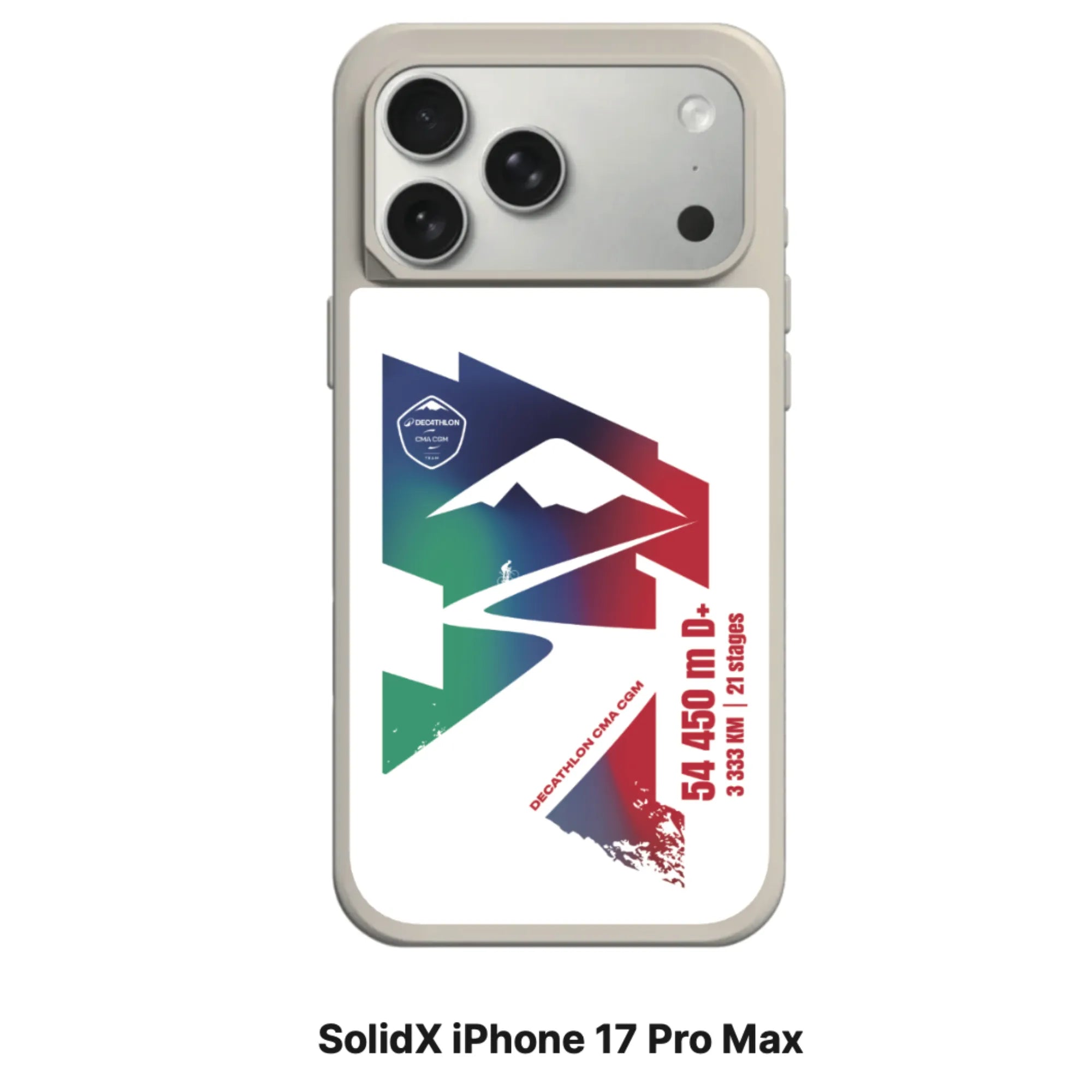 Coque 54 450 collab DECATHLON CMA CGM  x RhinoShield®  SolidX MagSafe