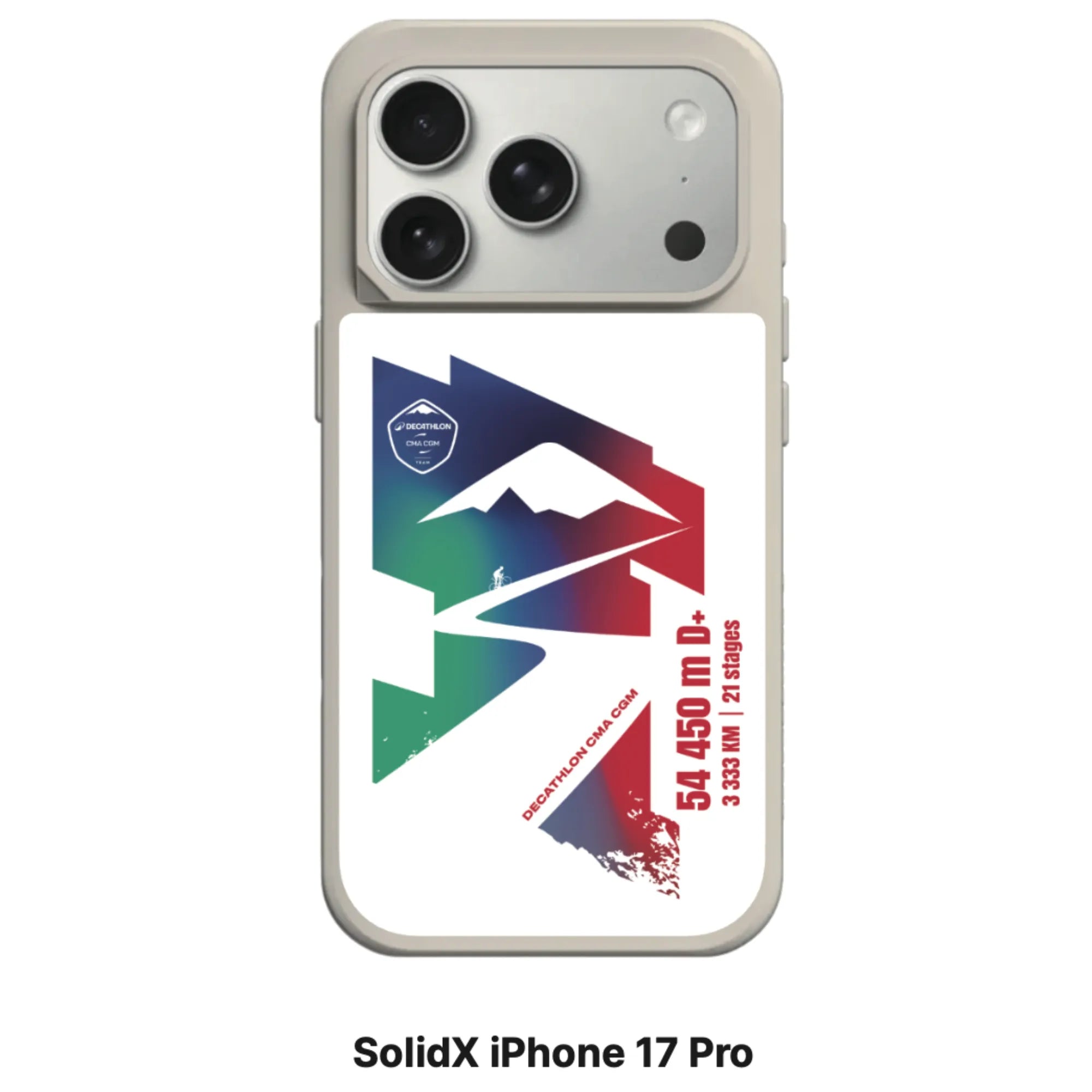 Coque 54 450 collab DECATHLON CMA CGM  x RhinoShield®  SolidX MagSafe