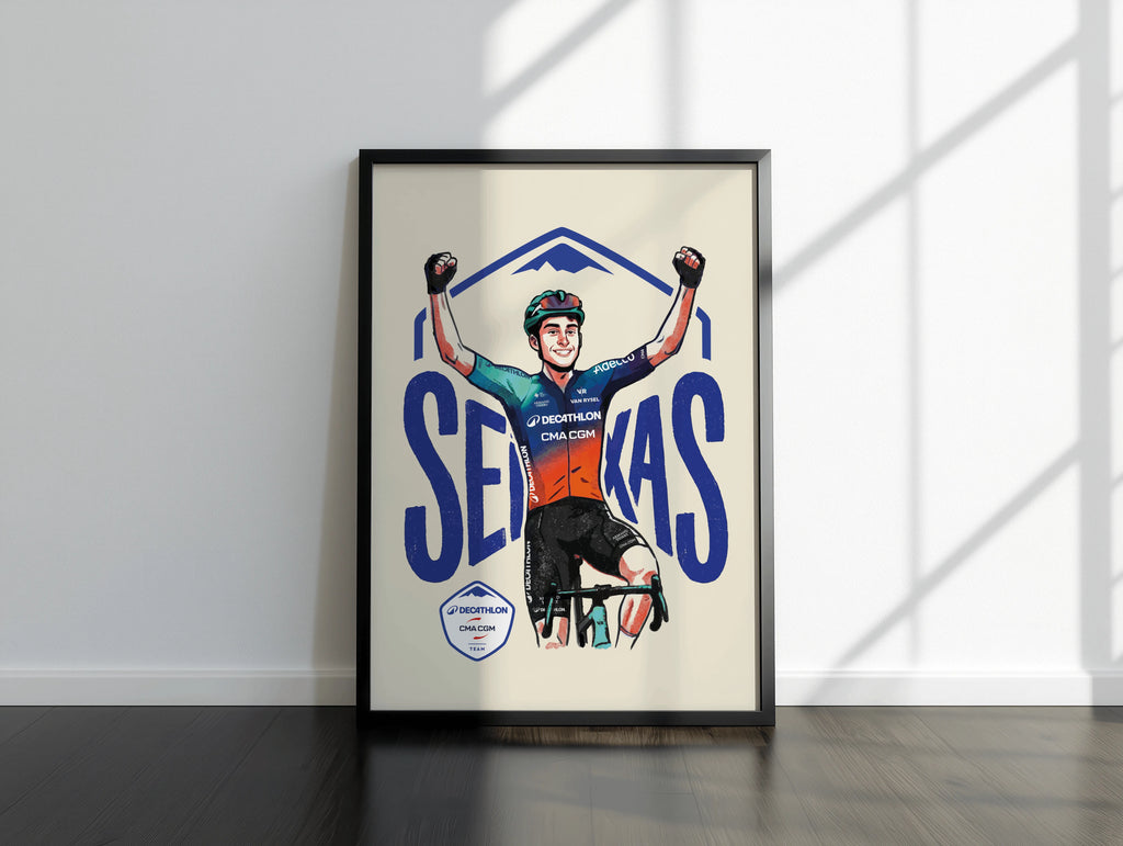 Affiche exclusive Paul Seixas - DECATHLON CMA CGM 2026 x L'Afficheur Français®