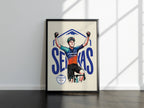 Affiche exclusive Paul Seixas - DECATHLON CMA CGM 2026 x L'Afficheur Français®