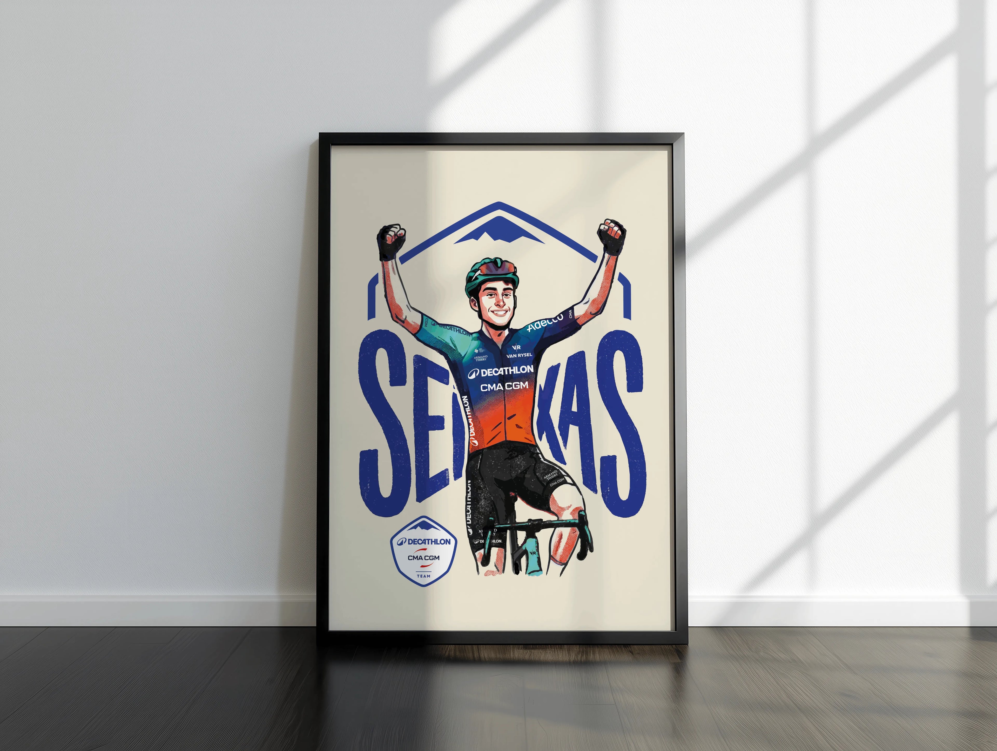 Affiche exclusive Paul Seixas - DECATHLON CMA CGM 2026 x L'Afficheur Français®