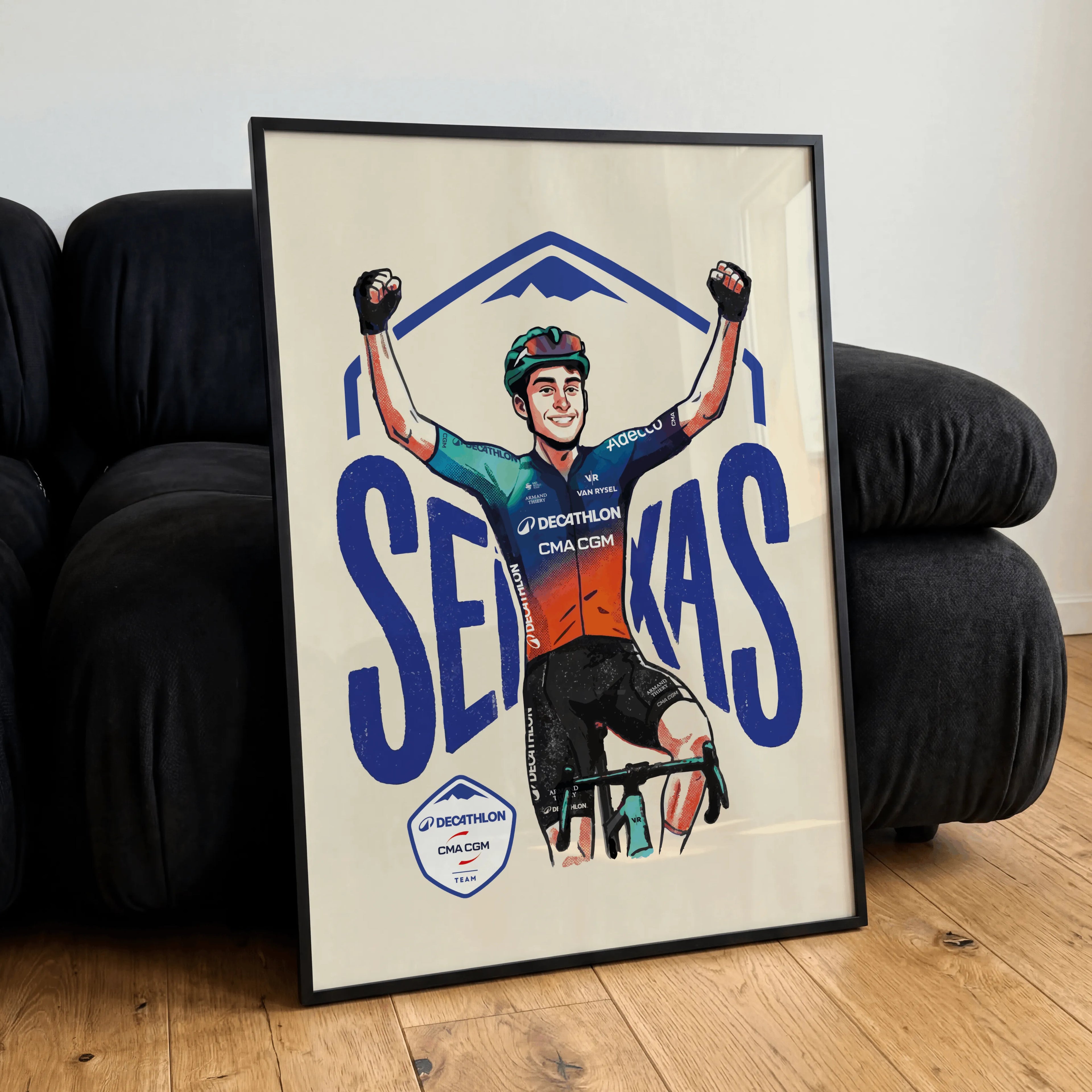 Affiche exclusive Paul Seixas - DECATHLON CMA CGM 2026 x L'Afficheur Français®